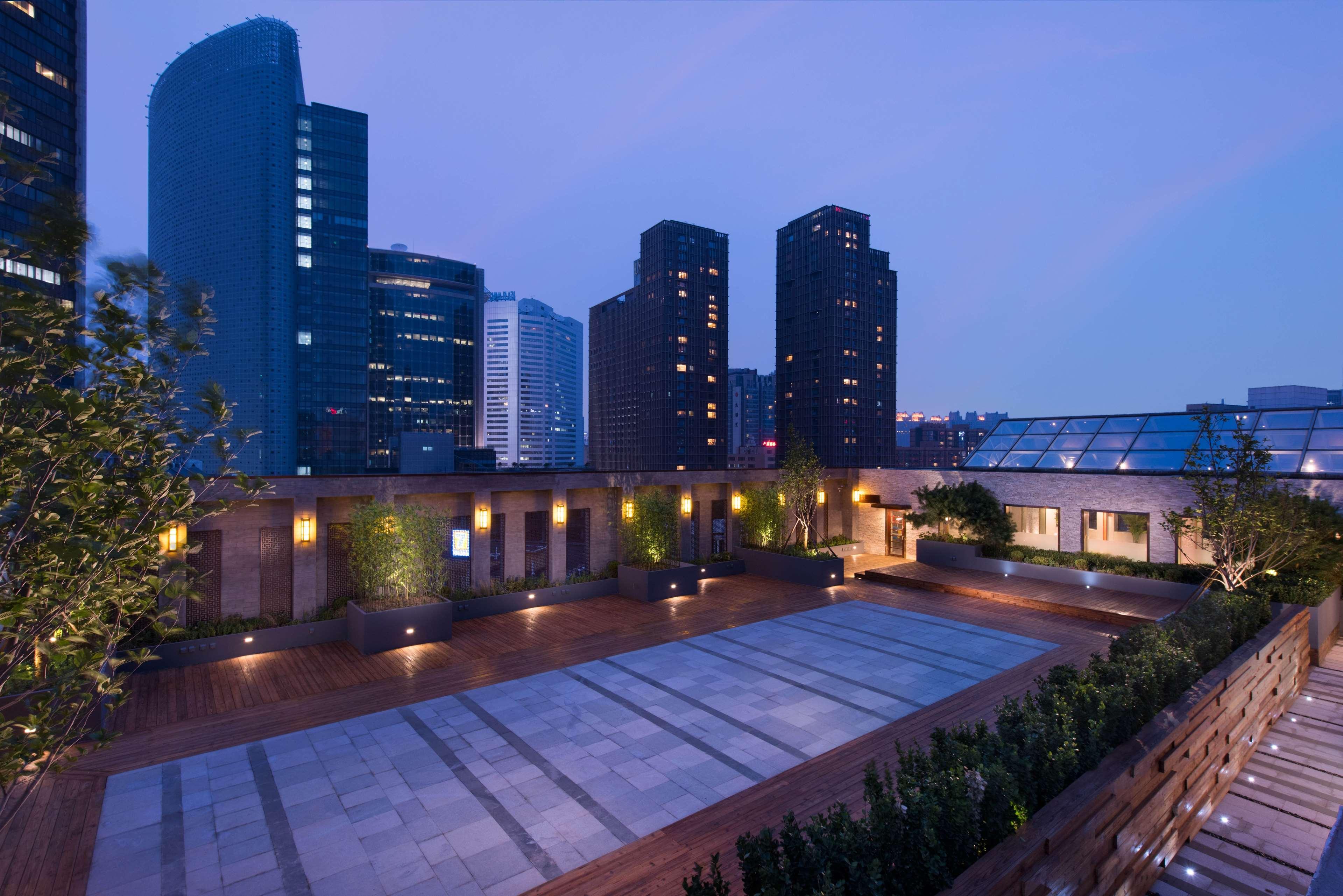 Hilton Beijing Hotel Exterior foto