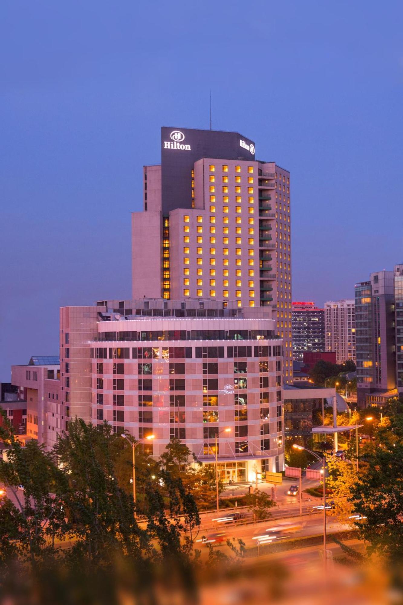 Hilton Beijing Hotel Exterior foto